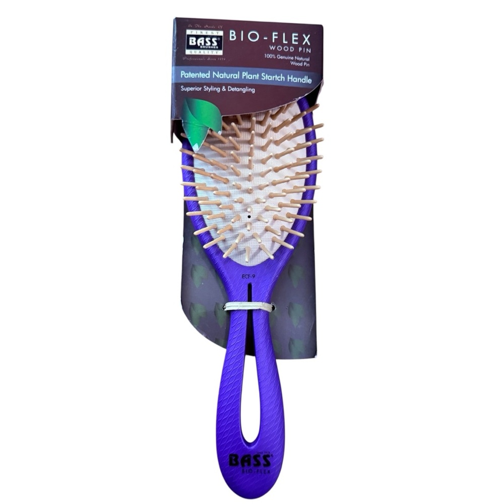 BASS BIO-Flex Wood‎ Pin Brush Purple New in Box